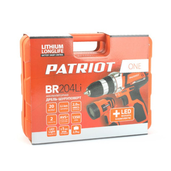 Купить Дрель аккумуляторная Patriot BR 204Li LED The One фото №13