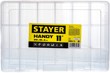 Купить Пластиковый  органайзер Stayer HANDY-11 38051-11_z01 фото №4